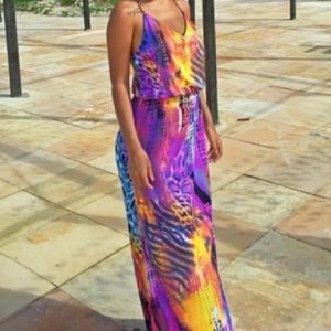 Brazilian brand beautiful Maxi dress